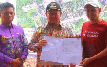 Dirjen Saintek Ahmad Najib Burhani Tinjau Lokasi Rencana Pembangunan SMA Unggulan Garuda