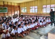 Danramil Berikan Penyuluhan Wasbang dan Bela Negara kepada Siswa di Tewang Sanggalang Garing