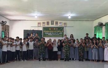 Lewat Program TMMD Imbangan ke-128, Kodim 1019/Katingan Berikan Edukasi Rekrutmen TNI
