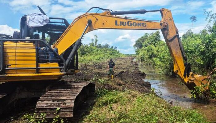 Meski Medan Berat, Kodim 1019/Katingan Pacu Pembangunan Jalan Desa Tewang Baringin