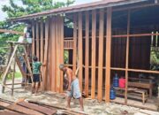 Bangun RTLH, Warga Tewang Baringin Sambut Baik Program TMMD Imbangan ke-128 Tahun 2026