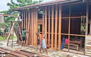 Bangun RTLH, Warga Tewang Baringin Sambut Baik Program TMMD Imbangan ke-128 Tahun 2026