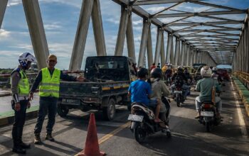 Jembatan Sei Katingan Buka-Tutup hingga 21 September, Dua Malam Ditutup Total