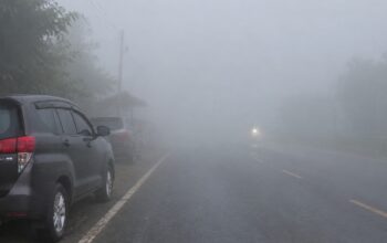 Jalur Pangkalan Bun-Kolam Berbahaya Dilintasi Akibat Kabut Asap Karhutla