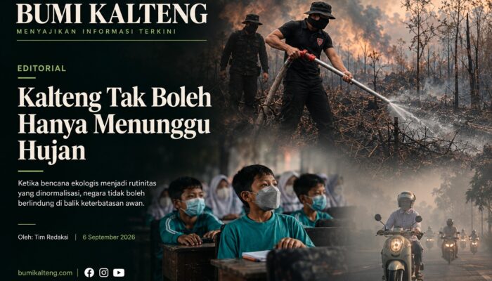 Kalteng Tak Boleh Hanya Menunggu Hujan