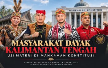 Empat Warga Kalteng Uji Identitas Dayak di MK