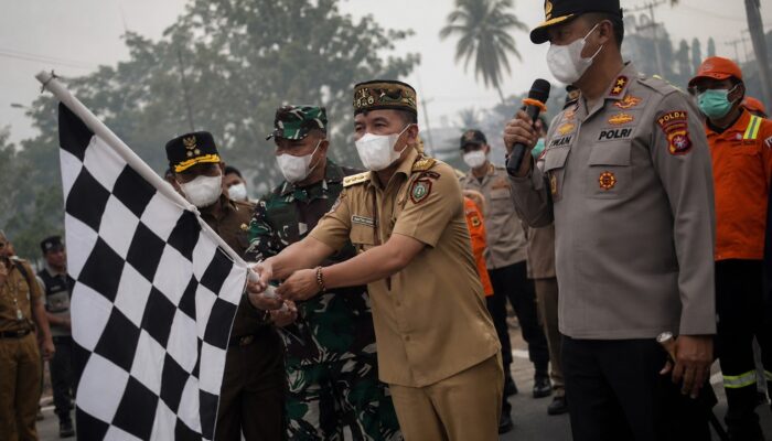 Seremoni Penanganan Karhutla Kalteng Disorot di Media Sosial