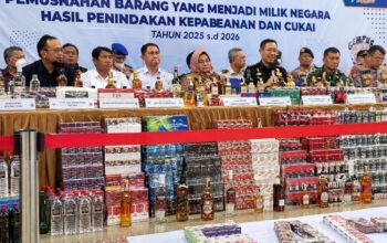 101 Penindakan Bea Cukai Berujung Pemusnahan BKC Ilegal Rp1,35 Miliar