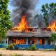 Tiga Ruang Kelas SDN 1 Pangkut Terbakar